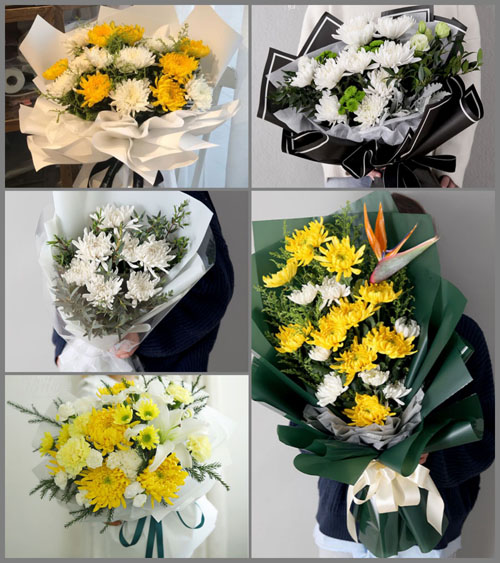 四川乐山峨眉山市高桥镇白事花束代送